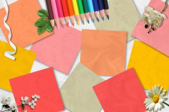 Bouquet Paper Set 3 and A Set of 10 12x12 Inch Backing Papers: Essential Tools for Creative and Practical Use