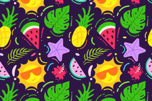 Colorful Summer Seamless Pattern
