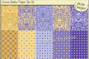 Crocus Bulbs Paper Set 15