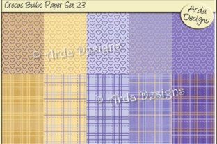 Crocus Bulbs Paper Set 23