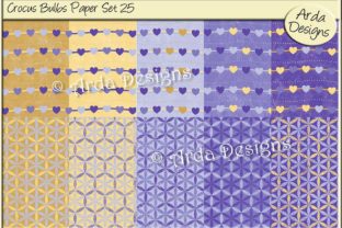 Exploring the Versatility of Crocus Bulbs Paper Set 25 and 12x12 Inch Backing Papers