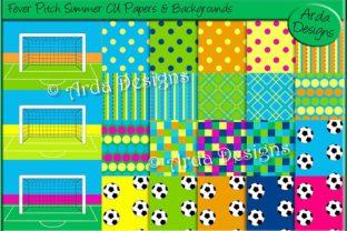 Fever Pitch Summer CU Papers Backgrounds: A Fusion of Football Passion and Design Innovation