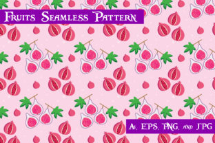 Fig and Pomegranate Seamless Pattern: A Versatile Design for Creative Projects