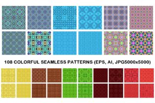 Seamless Kaleidoscope Triangle Pattern